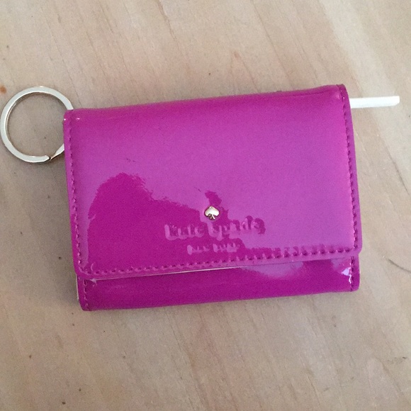 kate spade Handbags - Kate Spade Purple Patent Leather Wallet
